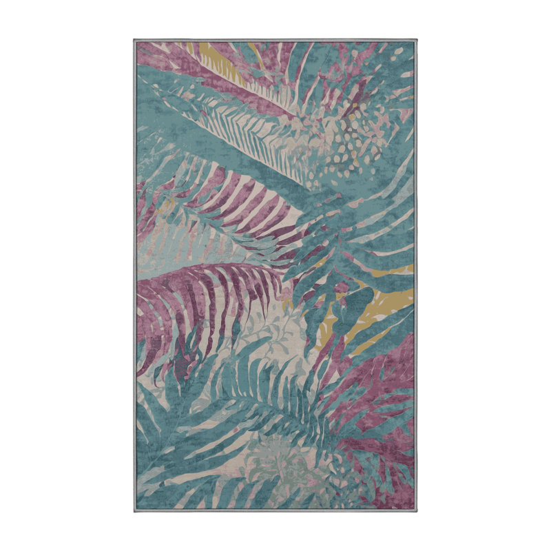 Tapis gris soyeux et moelleux, Rectangle 8 pi x 10 pi
