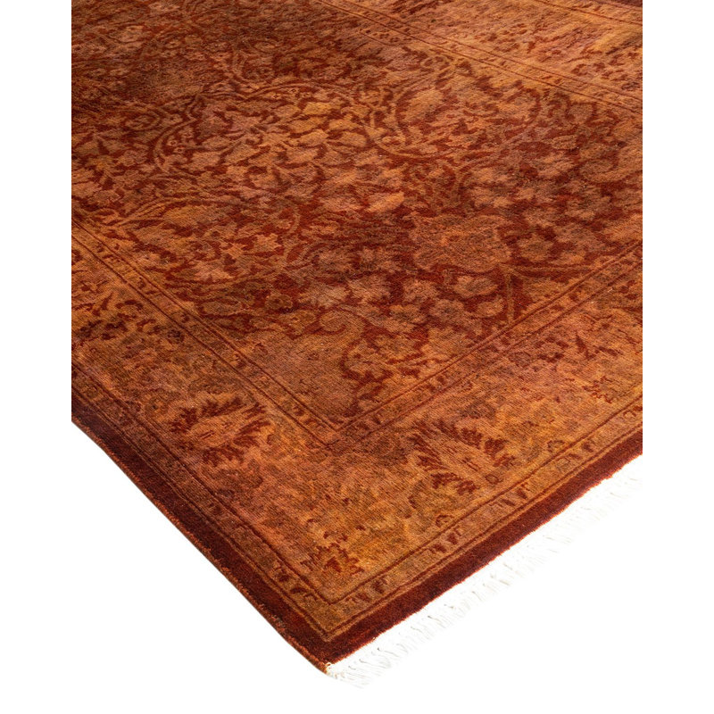 Yazmene One-of-a-Kind 2'7" x 12'8" Hand Knotted Area Rug