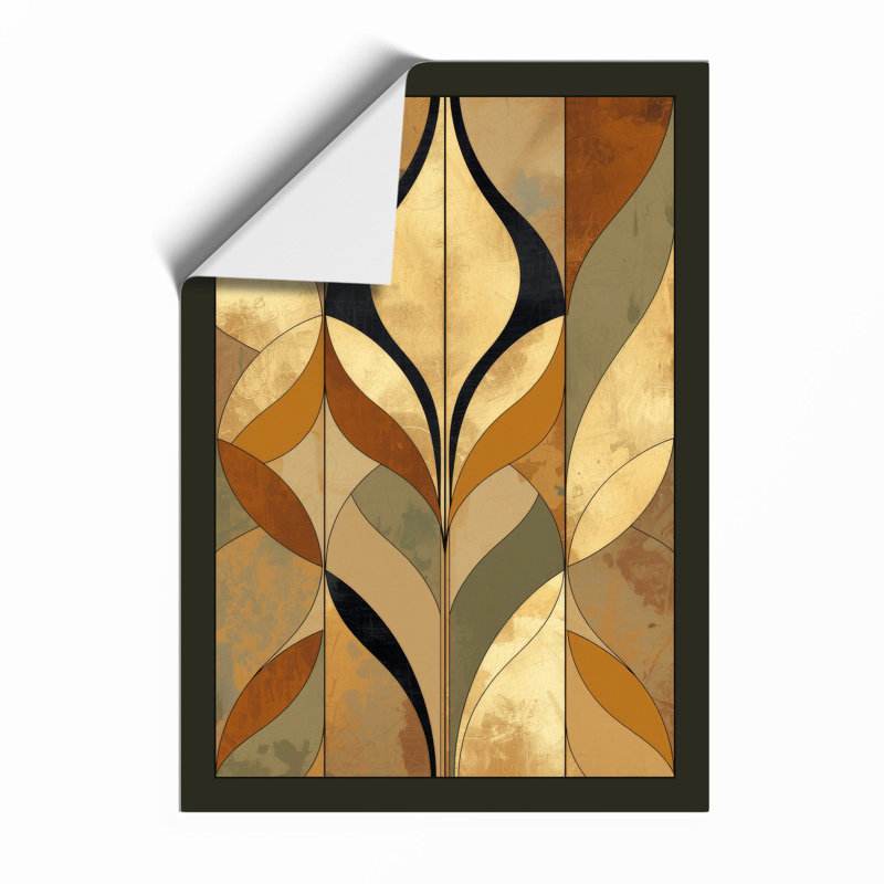 Geometric Symmetry Art Deco - Framed Print, A1 - 84.1 x 59.4 cm, Unframed