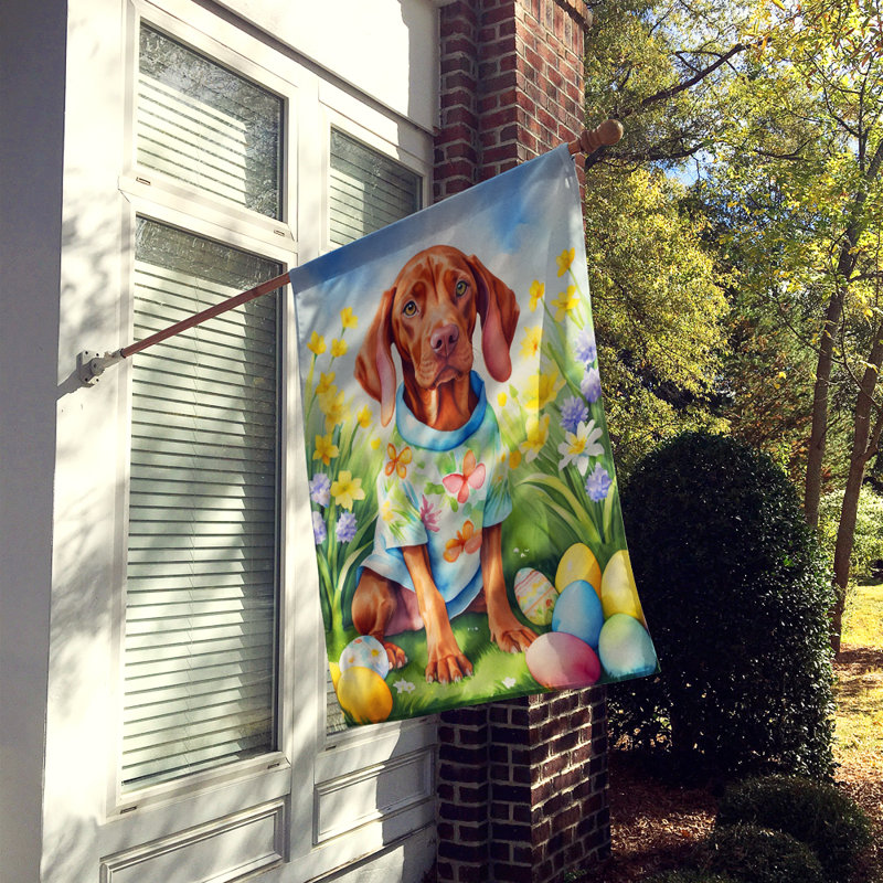 Easter Egg Hunt Double Sided 40'' H x 28'' W Polyester Easter House Flag