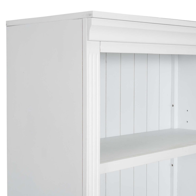 Free Standing Storage Shelves Suite For Living Room,Office, White