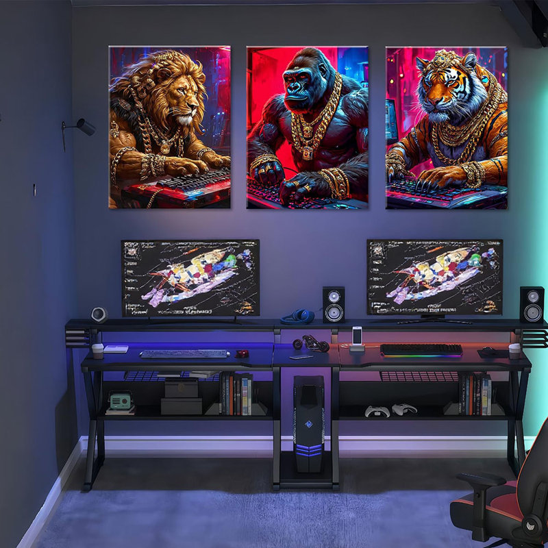 3 Piece Wrapped Canvas Print