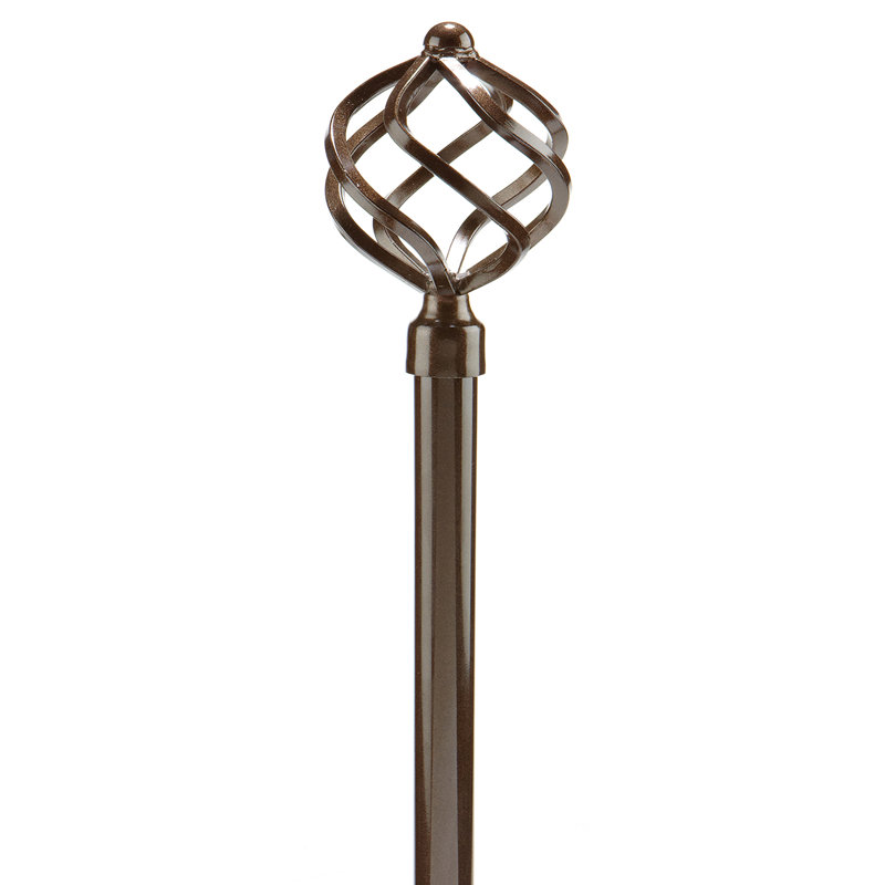 Tringle à rideaux simple Eckard, H 6,85 po x l 54,13 po x P 9,72 po