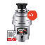 3/4 HP Continuous Garbage Disposal