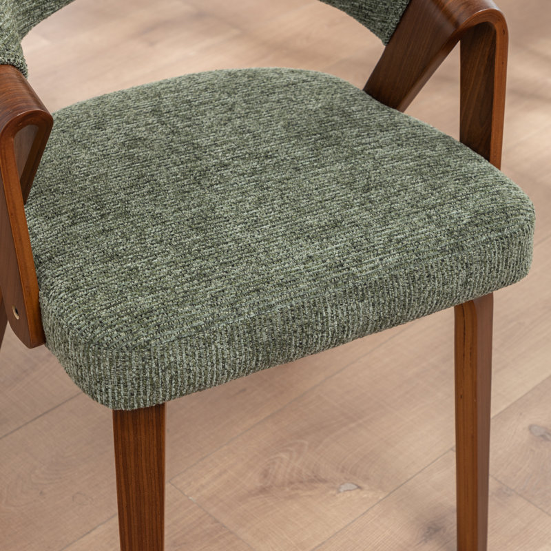 Chaise rembourrée Providence, Vert