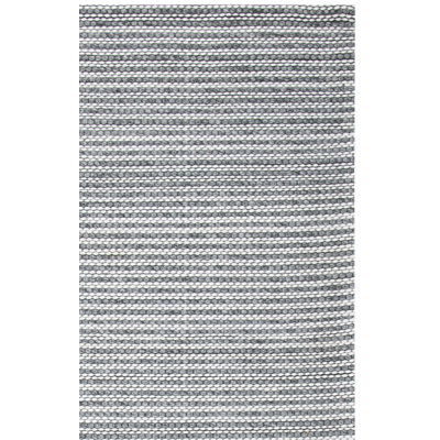 Perry Flatweave Wool Light Gray / White Area Rug