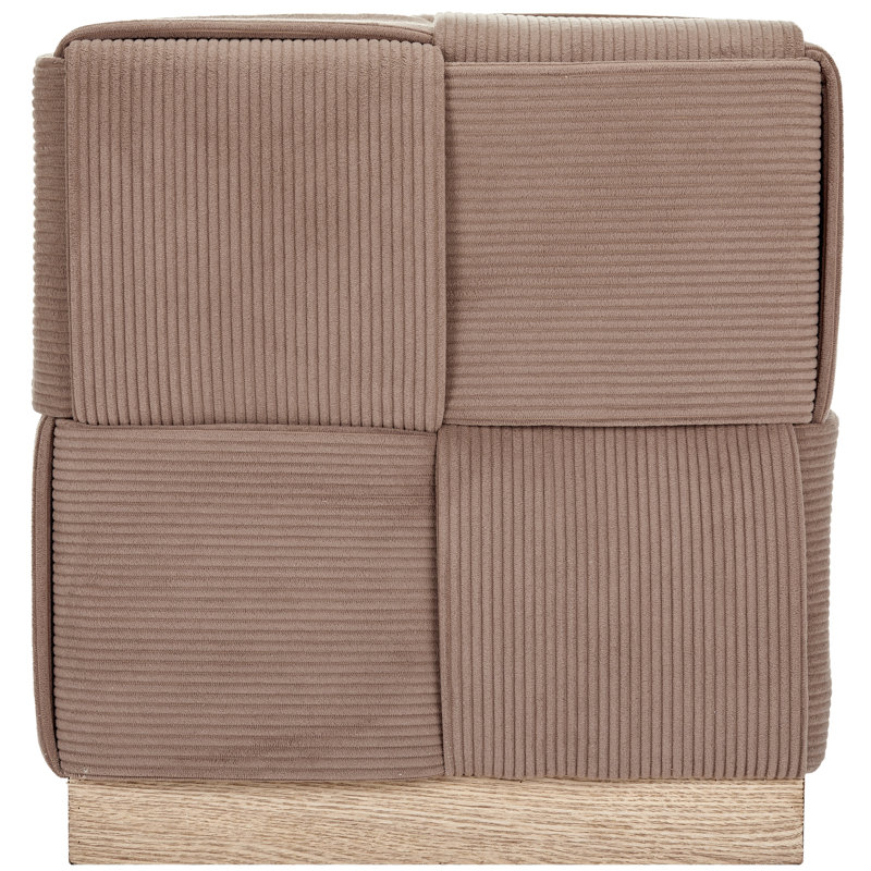 Tabouret Scheid, Brun, Bois naturel