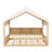LED-Lit Daybed With Guard Fence, Hidden Bookshelves & Starry Curtain-914820999