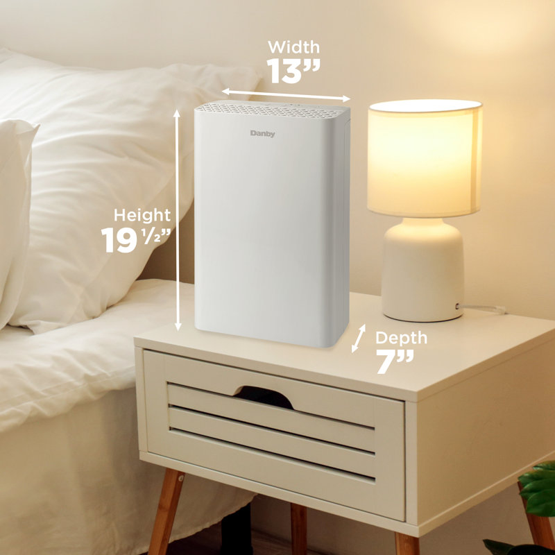 Danby Console Air Purifier with HEPA Type Filter for 170 Cubic Feet