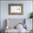 Rectangle Wall Accent Mirror with Distressed Wood Frame