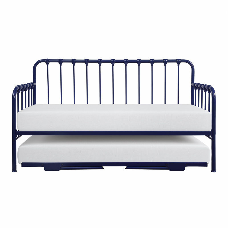 Méridienne avec lit gigogne relevable 1pc, Navy Blue