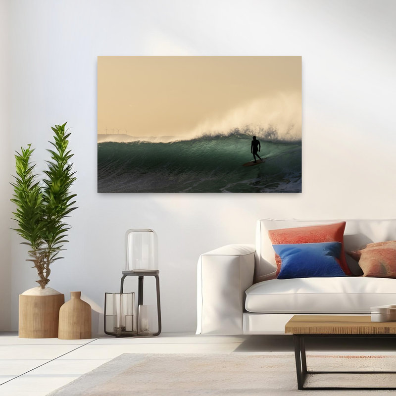 Gracefull Abstract Contemporary Wall Art, 48" H x 32" W