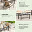 5 - Person Garden Lounge Set with Cushions-664881324