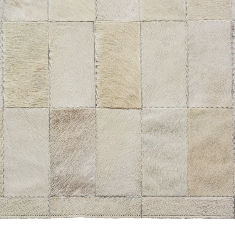 Daedalus Cowhide Geometric Indoor Rug, 10 x 14
