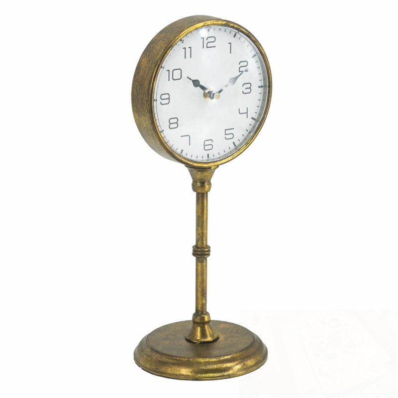 Vintage Inspired Iron Table Clock