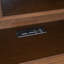 Lit plateforme très grand en bois avec tête de lit multi-rangements, ports USB et tiroirs, finition bois antique-200020962