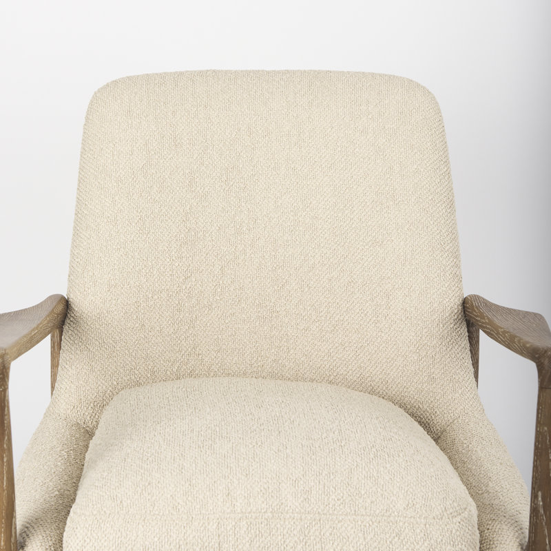 Fauteuil l 27,8 po Russell, Brun clair