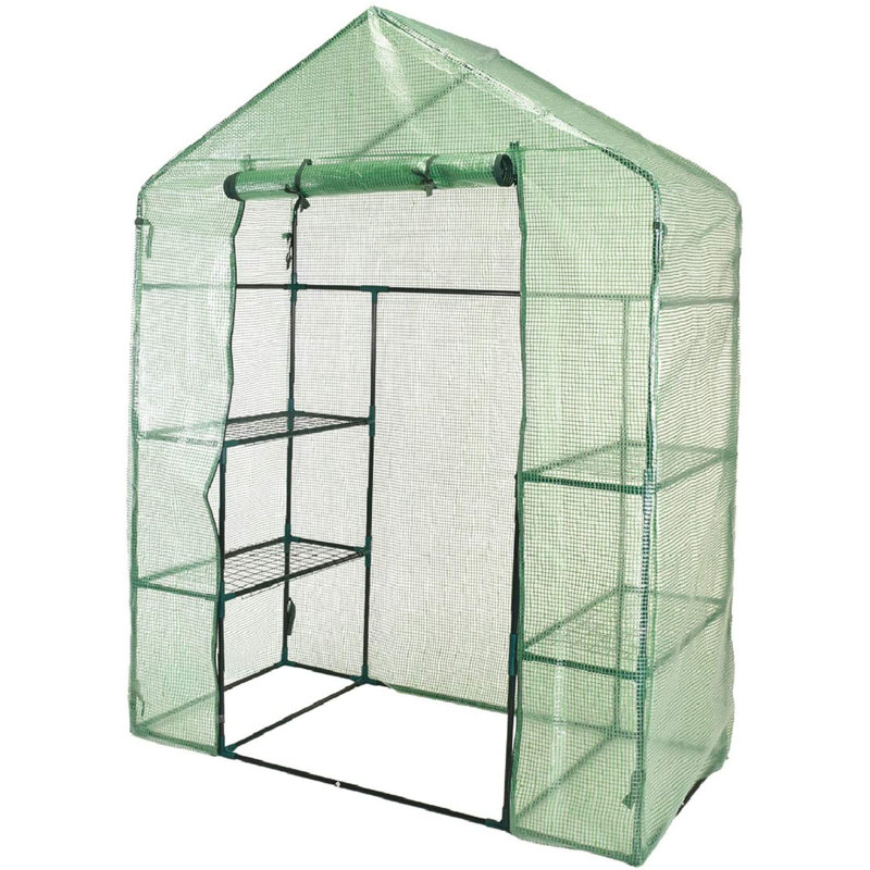 Mappsville 4.8 Ft W x 2.4 Ft D Hobby Greenhouse