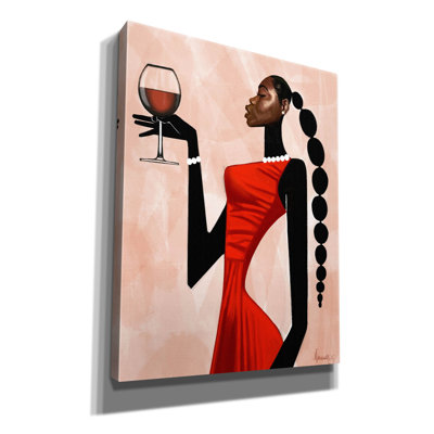  'Toast Woman' by Manasseh Johnson Sr Canvas Wall Art, 26" x 34"