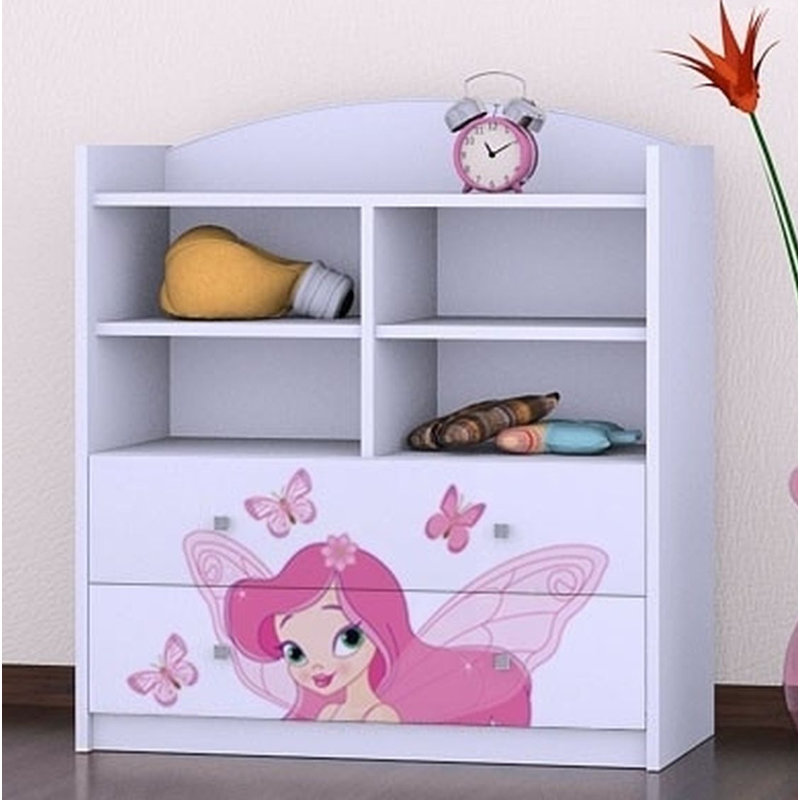 Autumn 96cm H X 86cm W Kids Cube, White