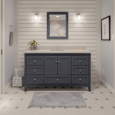 Ensemble de meuble-lavabo simple 60 po Edber