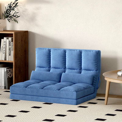 Fauteuil convertible polyvalent avec dossier réglable et appui-tête pour la détente