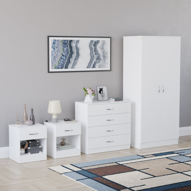 Maybery Piece Bedroom Set, White