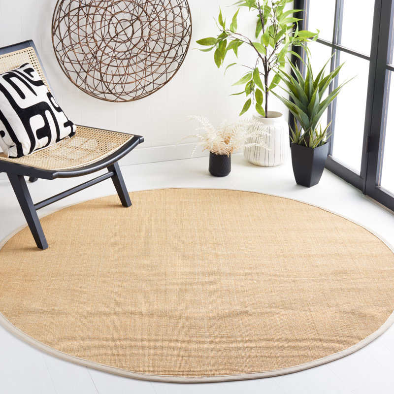Tapis en fibre de sisal Milikouri, Rond 6 pi