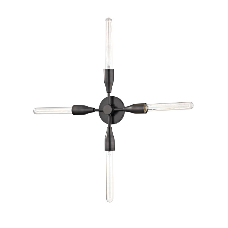 Ronal 4 Light Dimmable Armed Sconce, Old Bronze