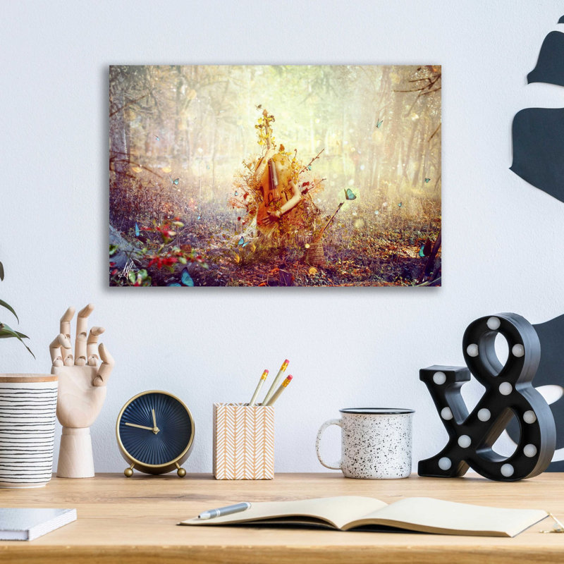 «Silence» par Mario Sanchez Nevado, art mural en verre acrylique, H 12 po x l 16 po x P 0,12 po
