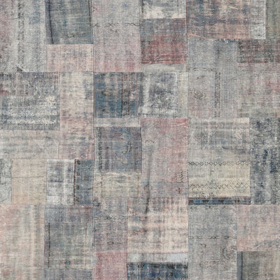 Tapis beige/gris contemporain