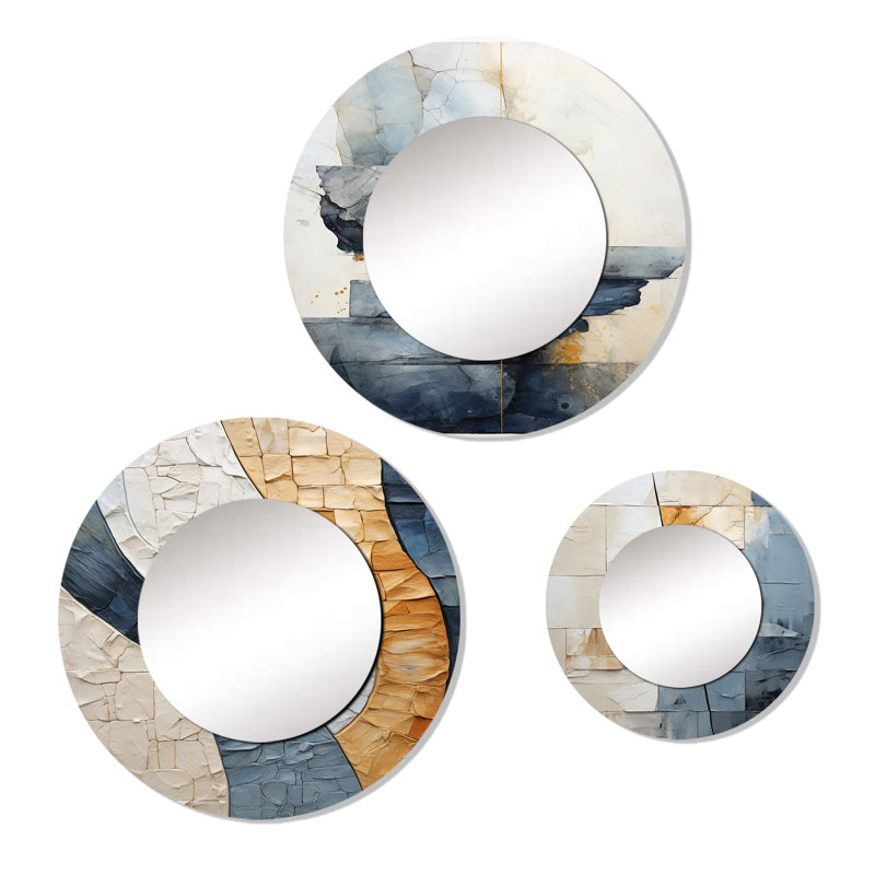 Divena Metal Round Mirror