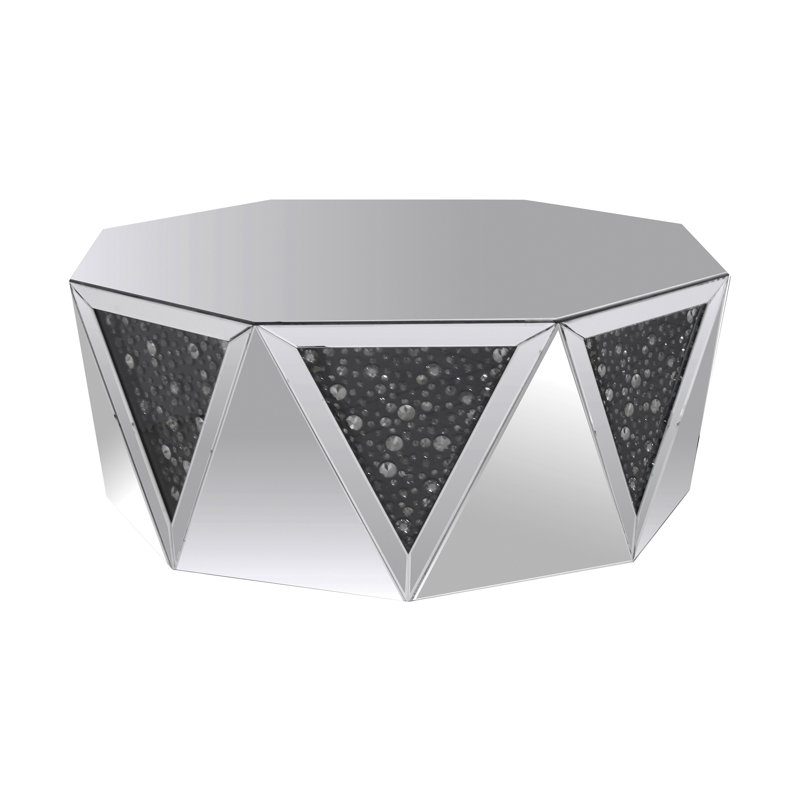 Table basse, faux cristaux