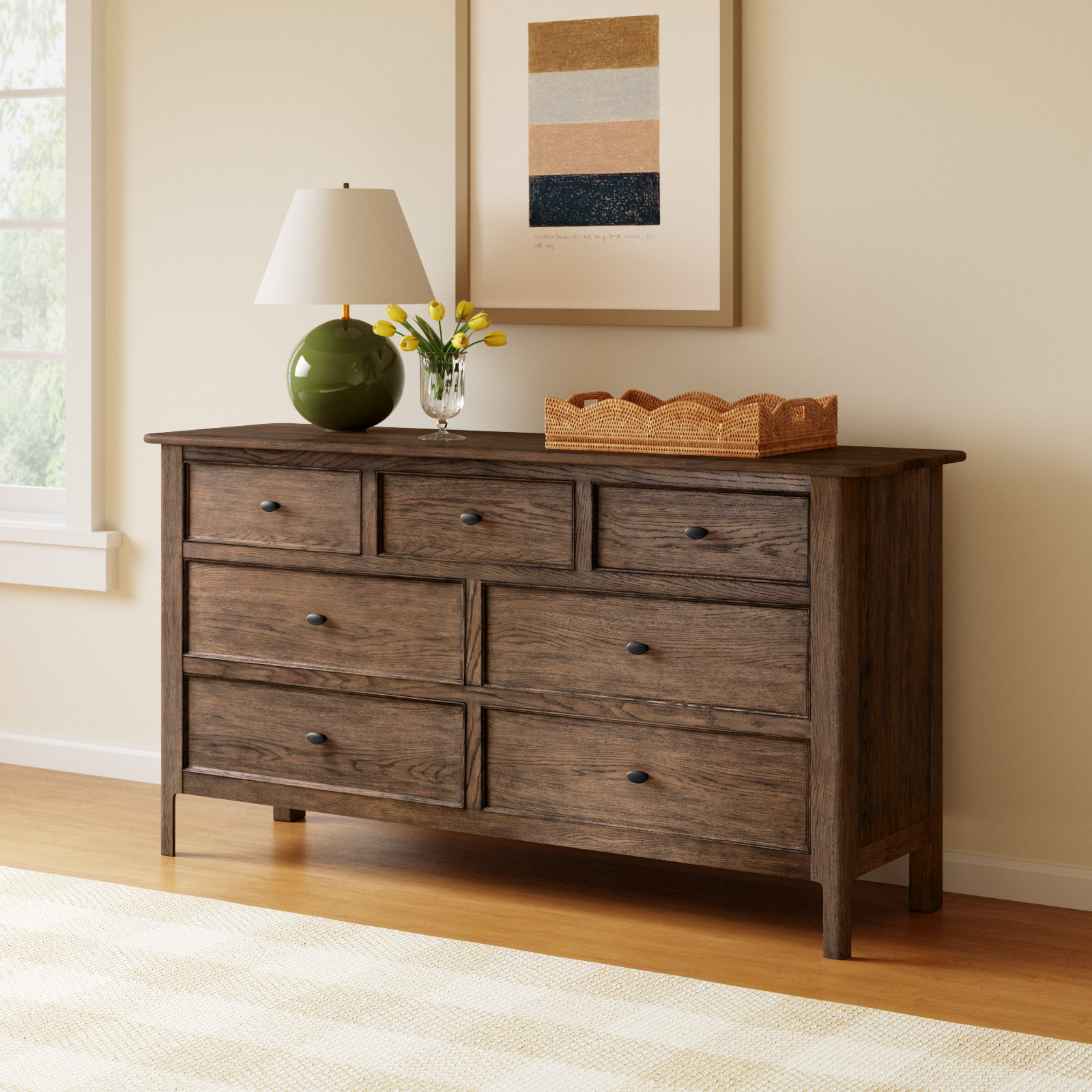 Alma 72 " Oak Dresser