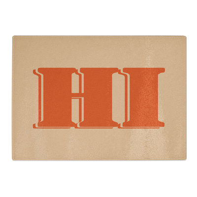 Hi Typography Chopping Board
