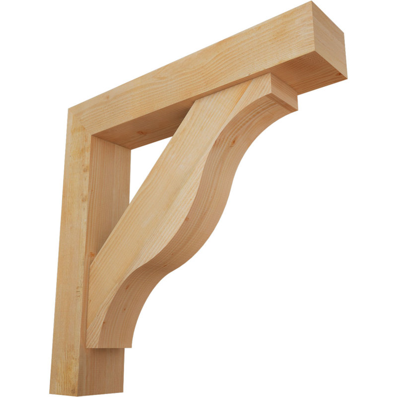 Support Funston Block avec support décalé, 42 x 42, Sapin Douglas de l 8 po (scié brut)