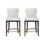 Tabouret de bar rembourré en cuir Blair-113051008-113051012-128617373