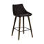 Tabouret de bar moderne avec confort coussiné et profil mince