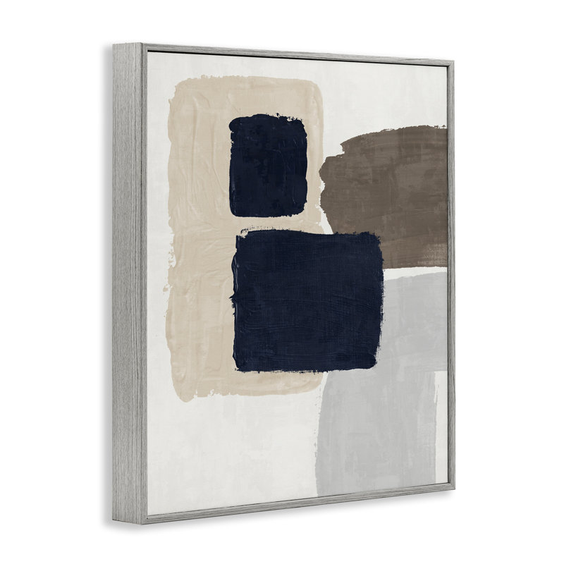 Art de giclée encadrée bleu marine par Nina Blue, H 30 po x l 24 po, Estampe numérique Farmhouse