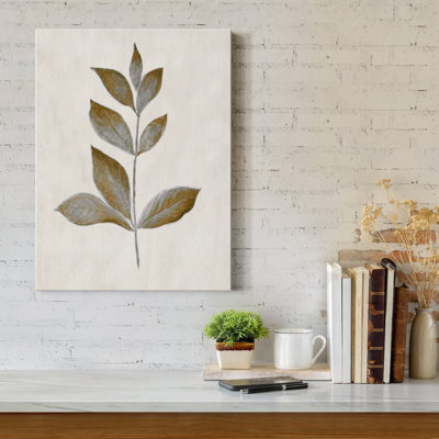 " Bronze Leaf I " Painting Print