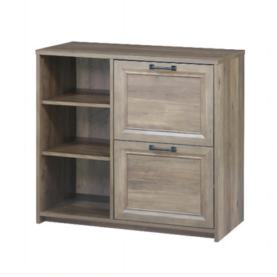 2 -Drawer Solid Wood File Cabinet