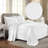 Scotia 100% Cotton All Season Textured Jacquard Bedspread/Coverlet and Matching Sham Set-1646656940-1646656933
