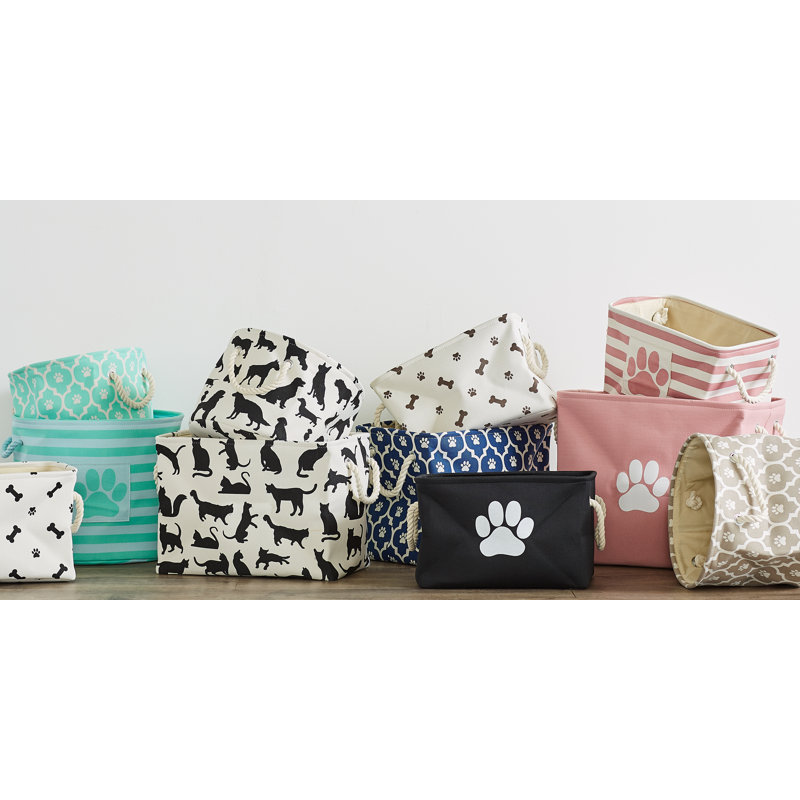 Cube ou bac en tissu, H 15 po x l 17,75 po x P 12 po, Ros