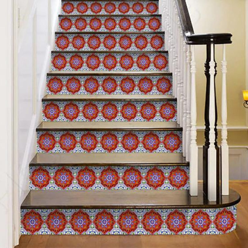 Carreau de mosaïque auto-adhésif en vinyle 8 po x 8 po