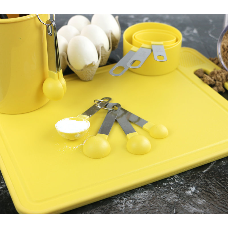 Ensemble de 4 cuillères à mesurer 4 pièces, Citron