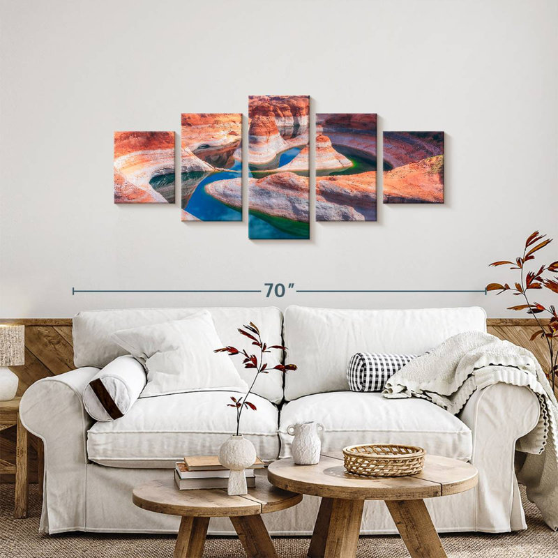 Grand Canyon River, 24" H x 55" W