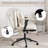 Modern Cross Legged Office Chair With Adjustable Lumbar And Armrests-951523853