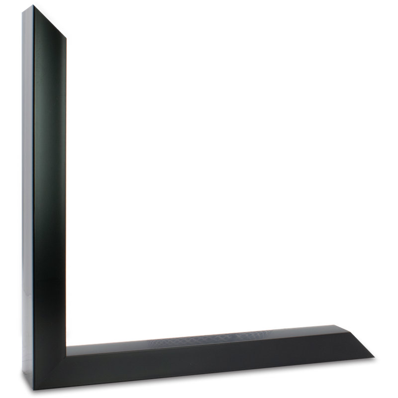 Connection Abstract Scandi - Single Picture Frame Print, 134.112 cm H x 108.712 cm W, Satin Black
