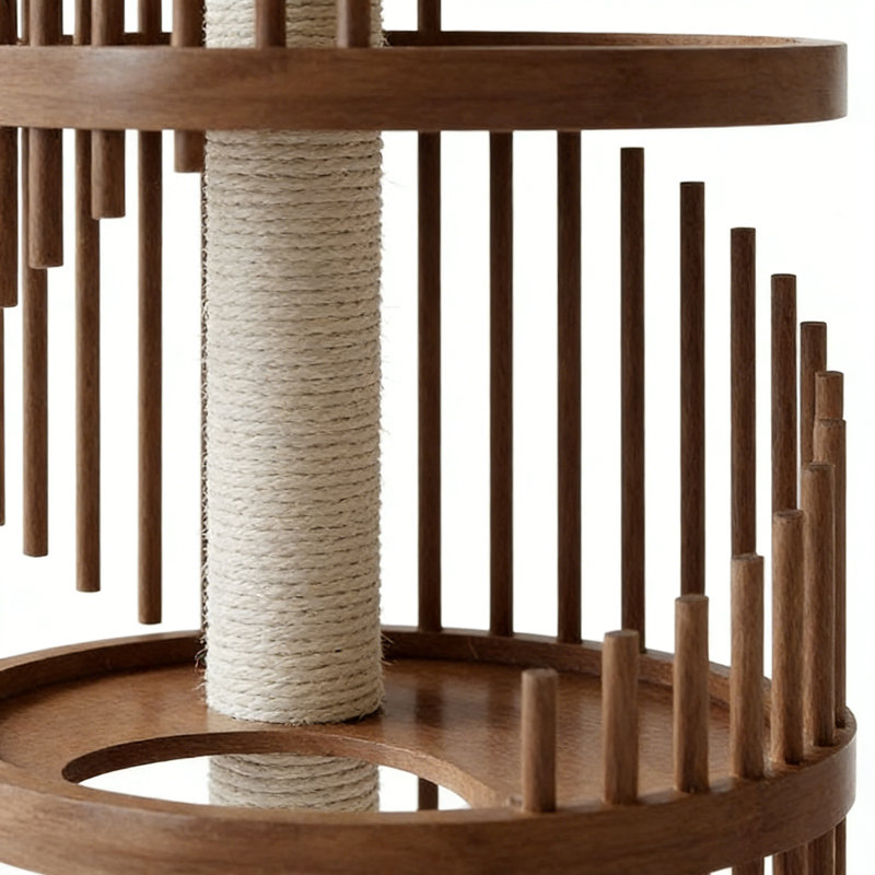 Structure simple et tendance pour chat, Brun noisette