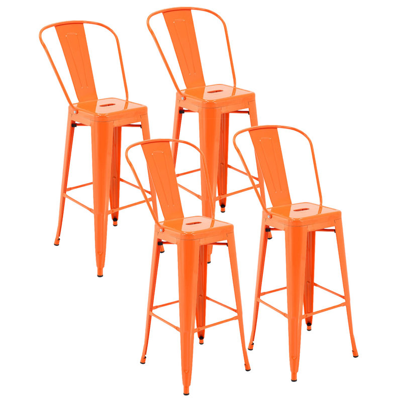 Tabouret de bar 30,3 po Lesher, Orange